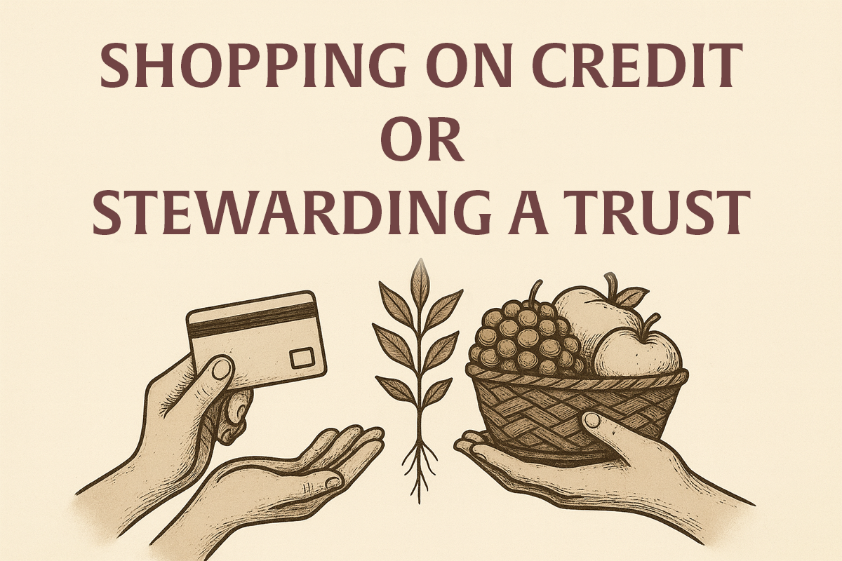 Shopping on Credit or Stewarding a Trust