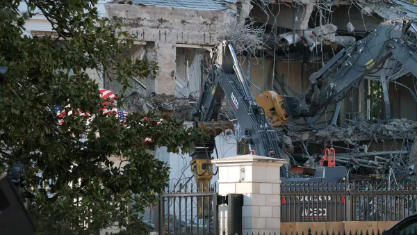 White House East Wing Demolished for New Ballroom