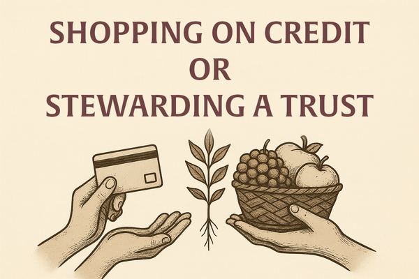 Shopping on Credit or Stewarding a Trust